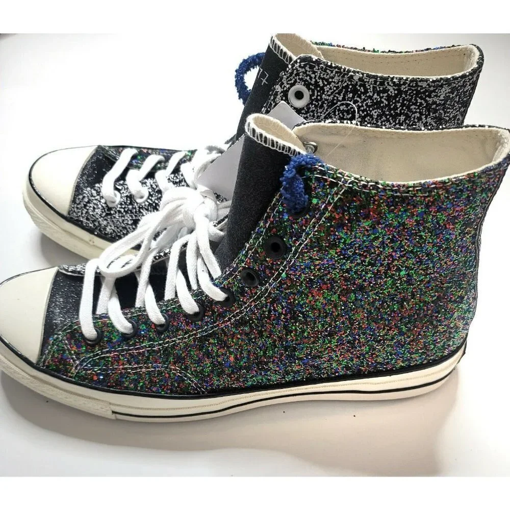 New No Box Converse x JW Anderson Chuck 70 Glitter SZ 12/14 UniSex - Picture 2 of 12